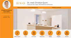 Desktop Screenshot of hno-quint.com